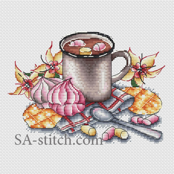 Какао с зефирками Какао с зефирками